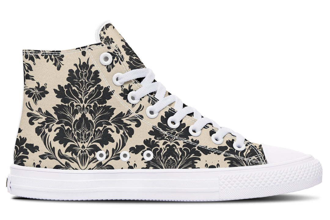 Black Faded Regal High Tops