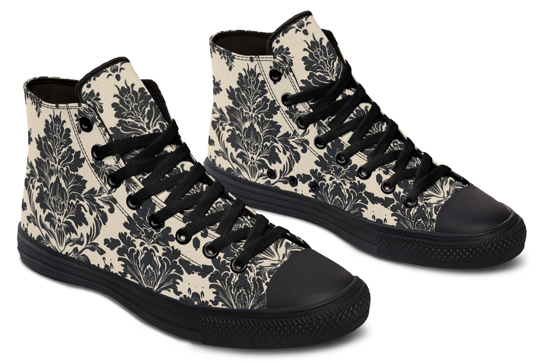 Black Faded Regal High Tops