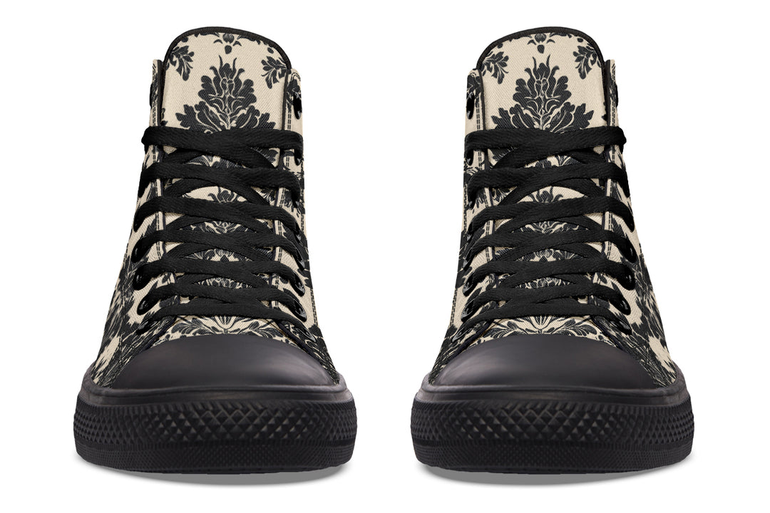 Black Faded Regal High Tops