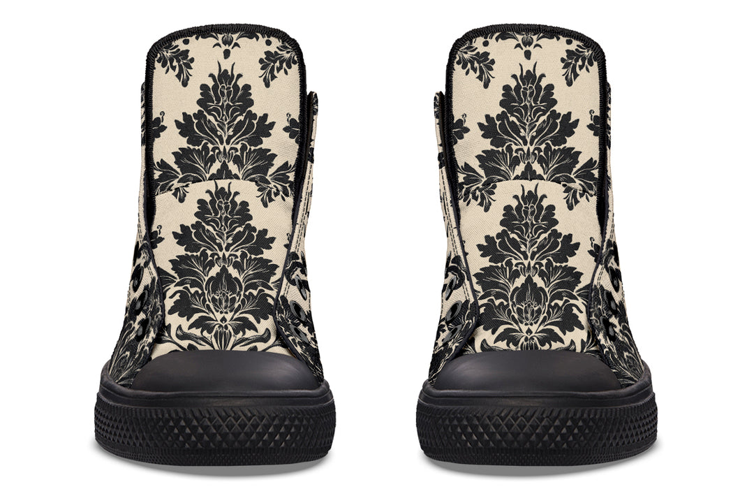 Black Faded Regal High Tops