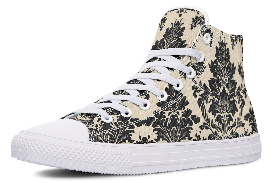 Black Faded Regal High Tops