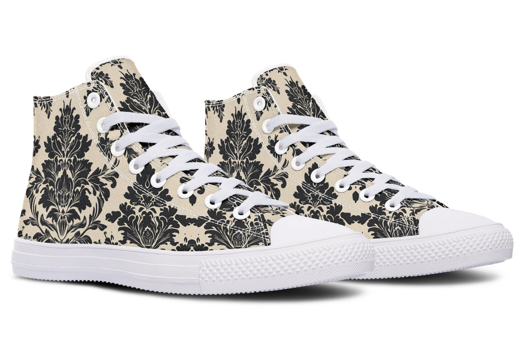 Black Faded Regal High Tops