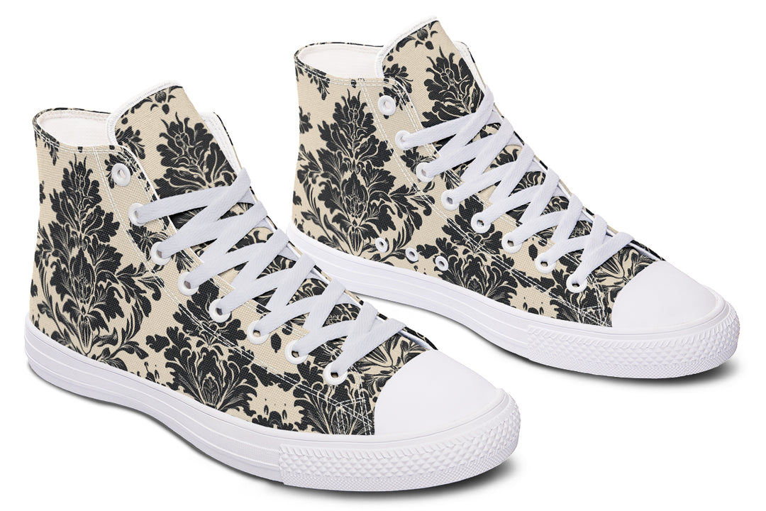 Black Faded Regal High Tops
