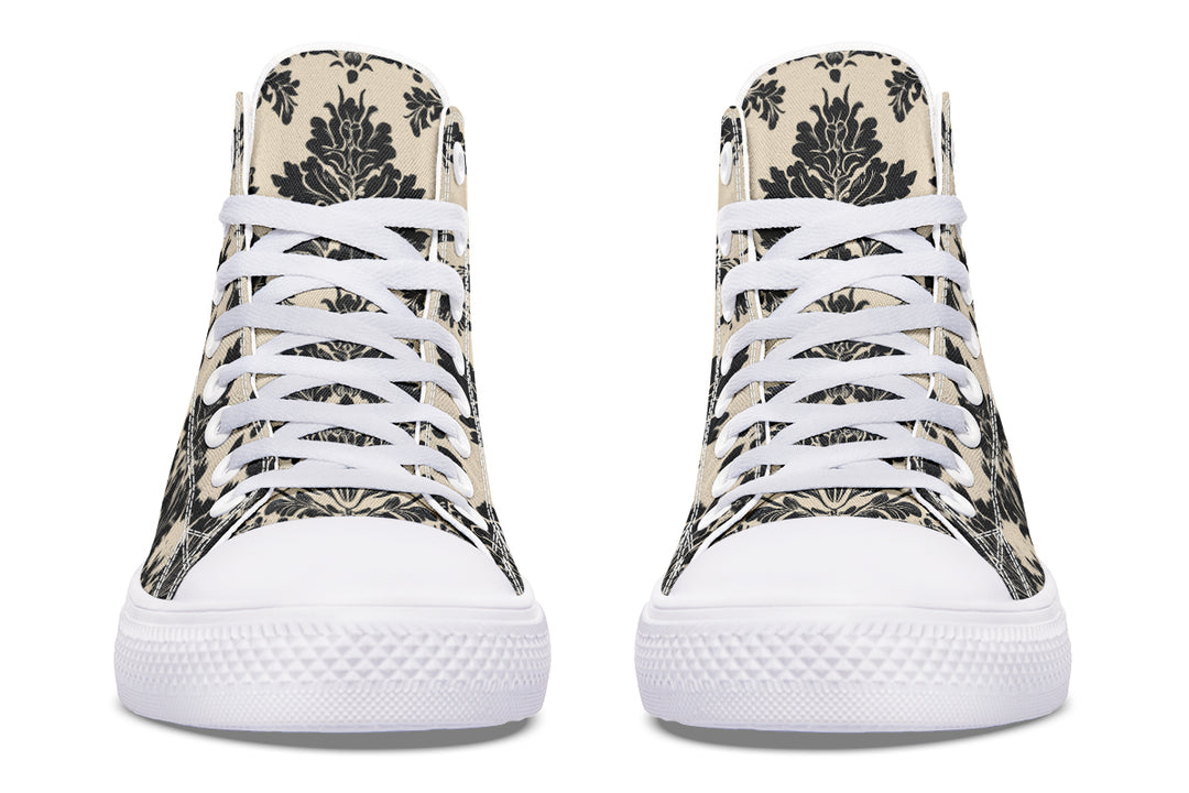 Black Faded Regal High Tops