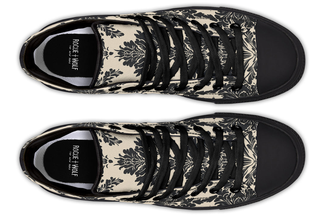 Black Faded Regal High Tops