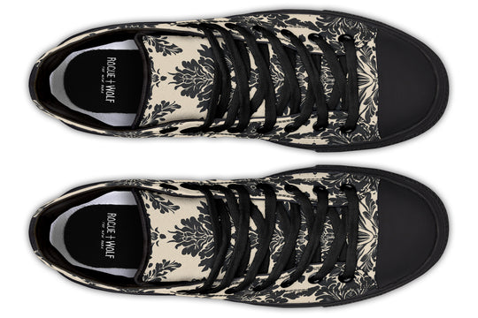 Black Faded Regal High Tops