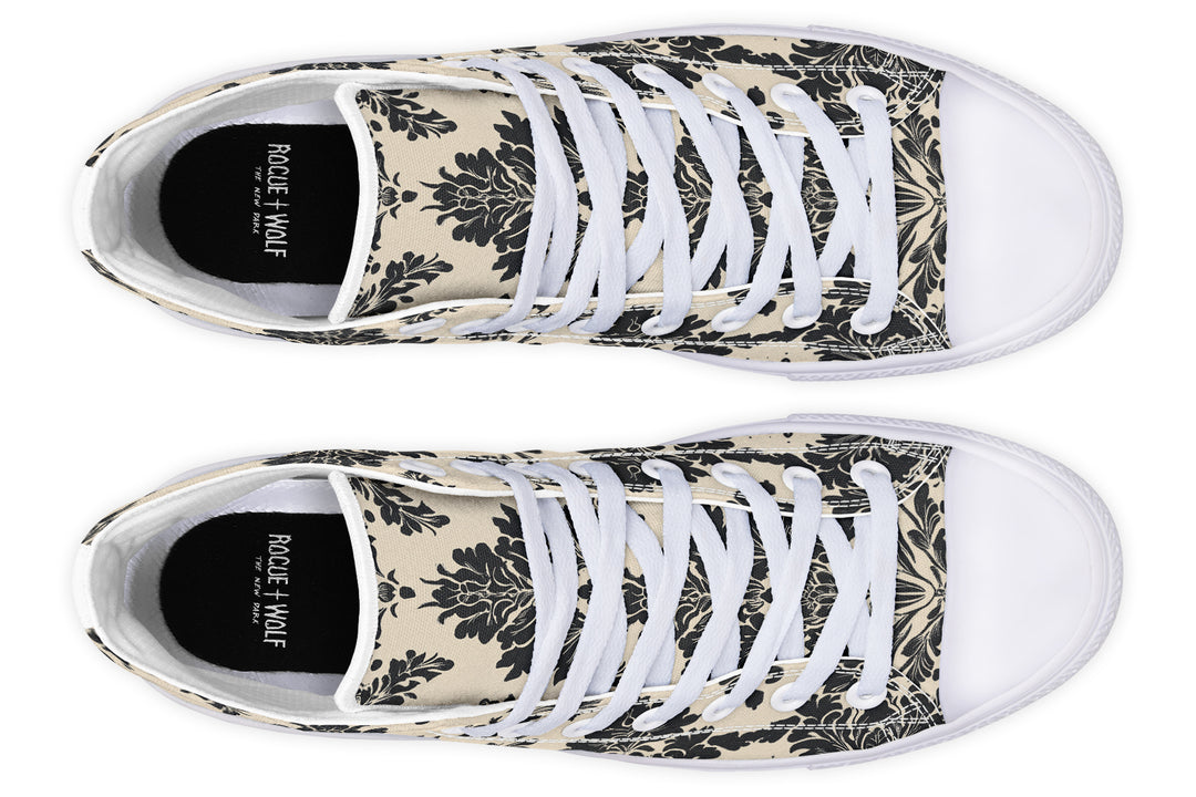Black Faded Regal High Tops