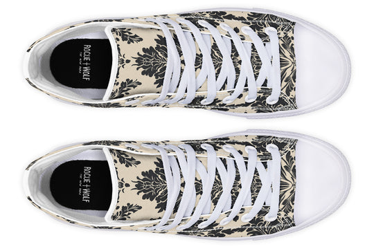 Black Faded Regal High Tops