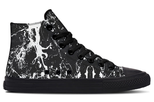 Black Inkstorm High Tops