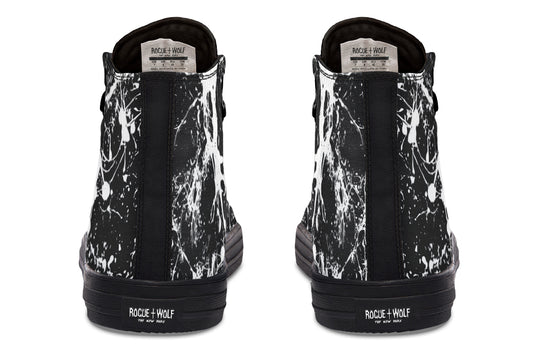 Black Inkstorm High Tops