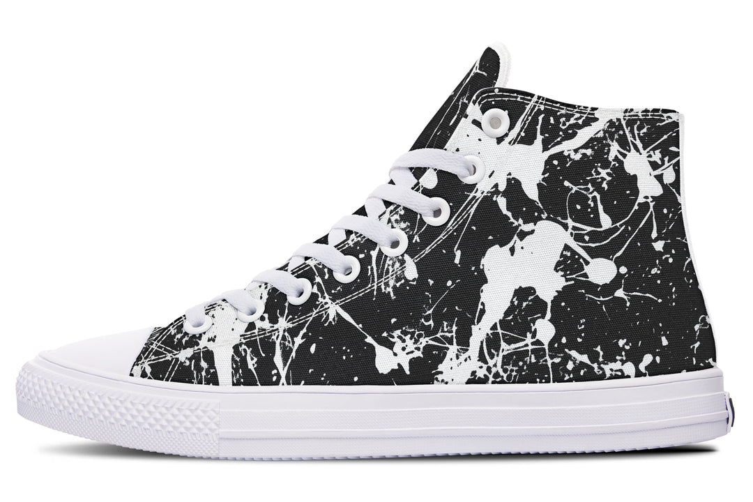 Black Inkstorm High Tops