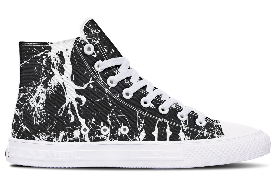 Black Inkstorm High Tops