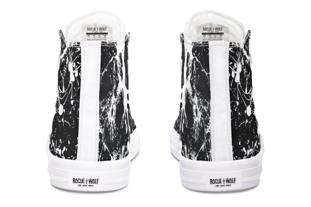 Black Inkstorm High Tops