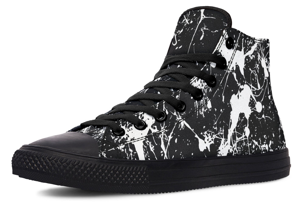 Black Inkstorm High Tops