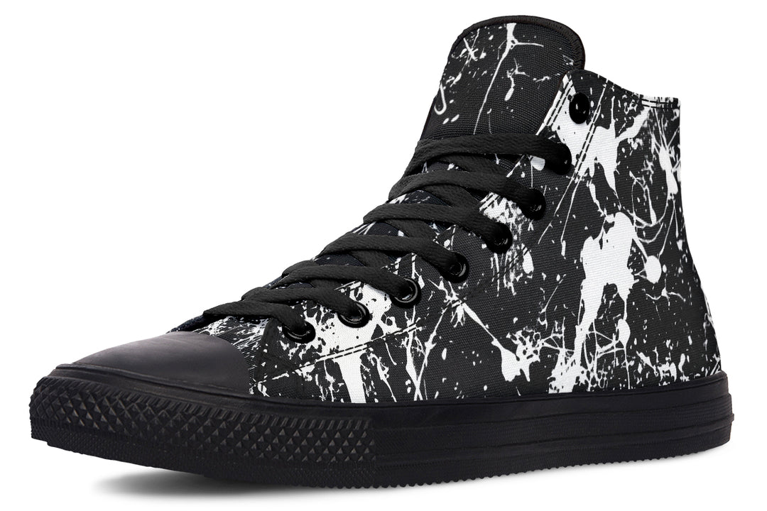 Black Inkstorm High Tops