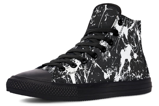 Black Inkstorm High Tops