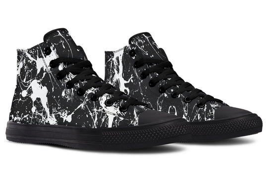 Black Inkstorm High Tops