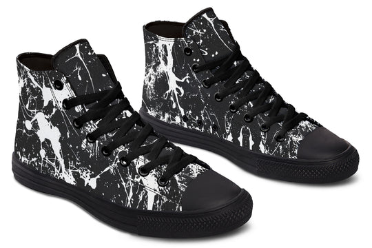 Black Inkstorm High Tops