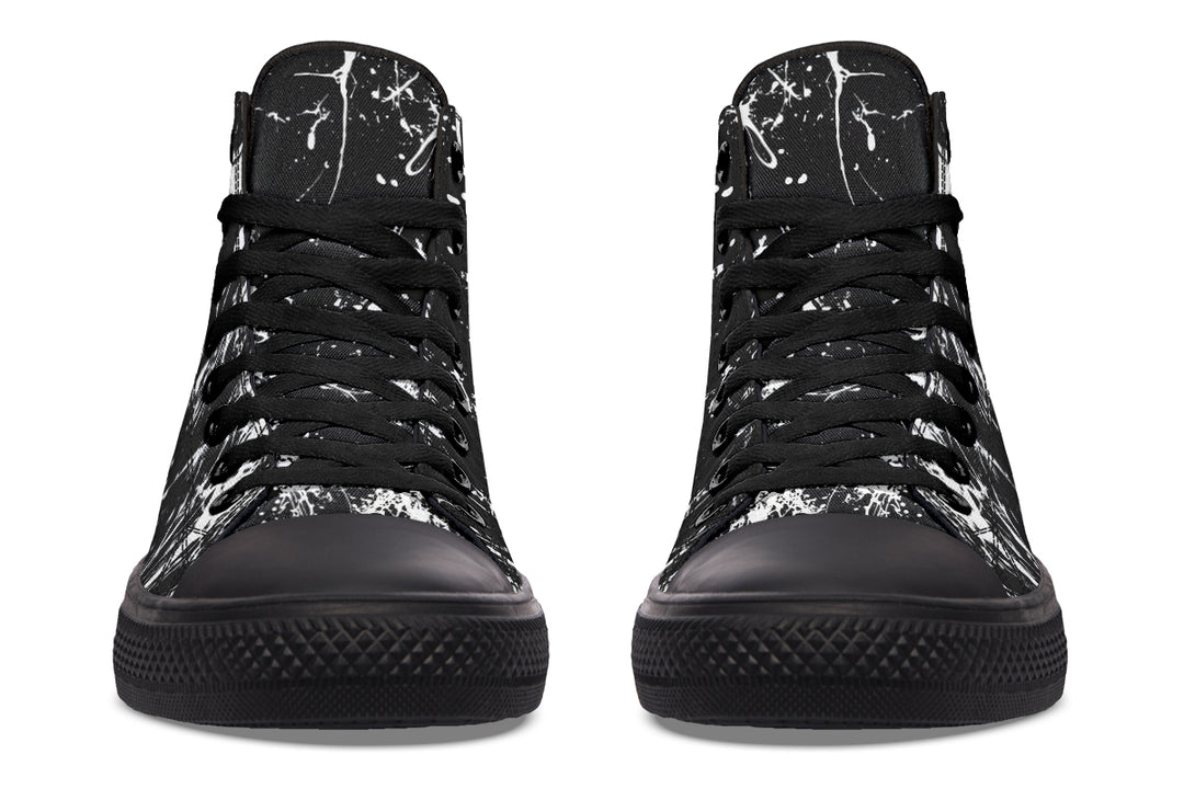 Black Inkstorm High Tops
