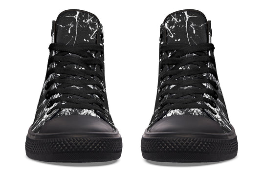 Black Inkstorm High Tops