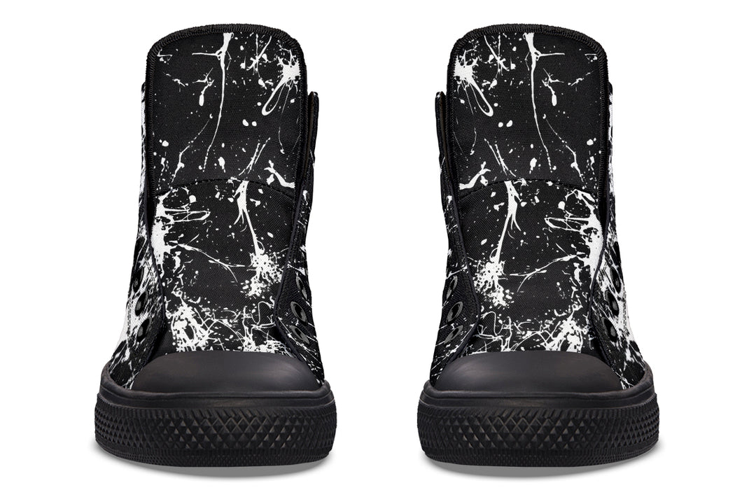 Black Inkstorm High Tops
