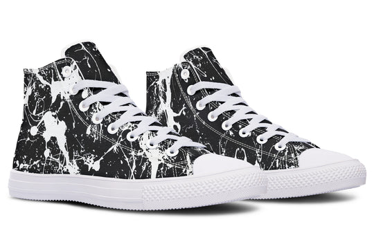 Black Inkstorm High Tops