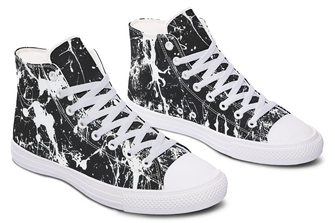 Black Inkstorm High Tops