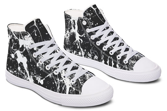 Black Inkstorm High Tops