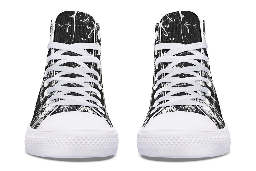 Black Inkstorm High Tops
