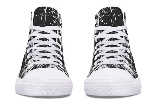 Black Inkstorm High Tops