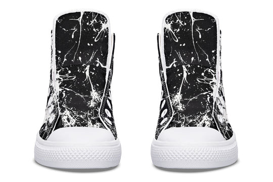 Black Inkstorm High Tops