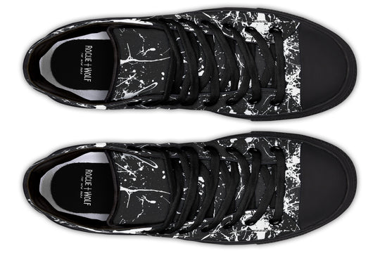 Black Inkstorm High Tops