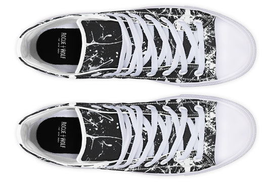 Black Inkstorm High Tops