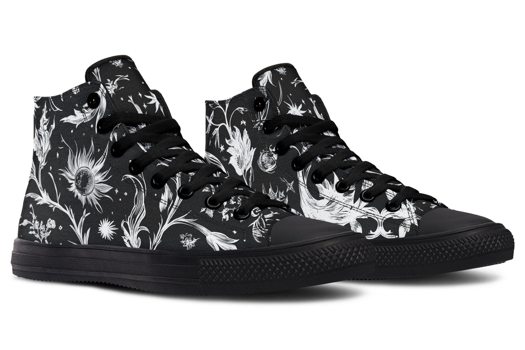 Black Lunaria High Tops