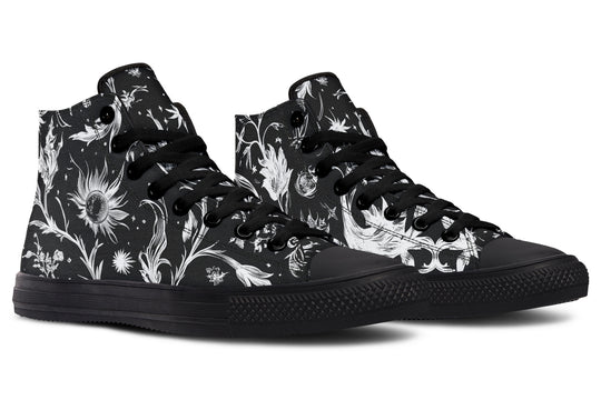 Black Lunaria High Tops