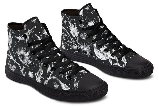 Black Lunaria High Tops