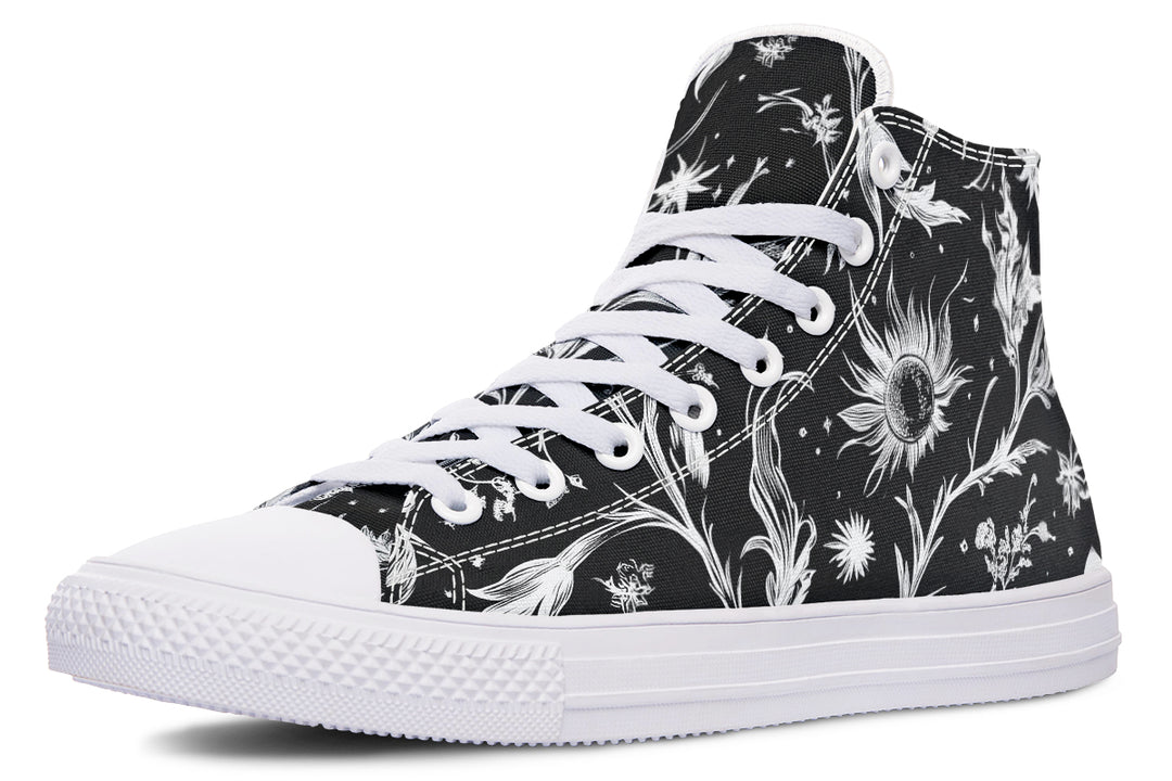 Black Lunaria High Tops