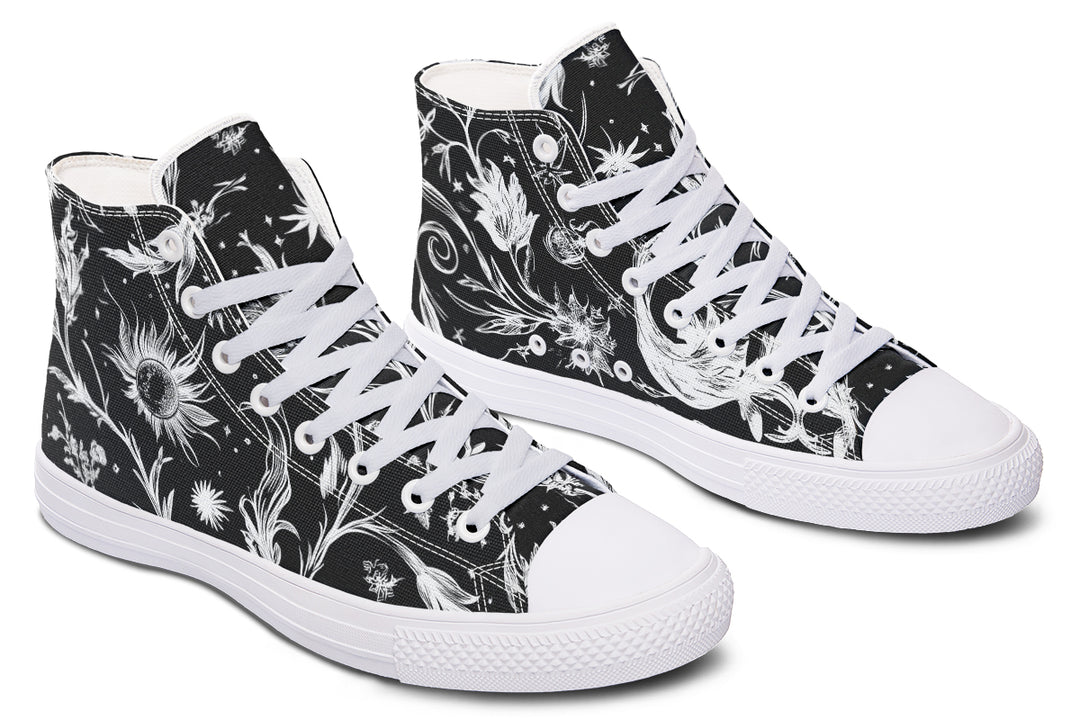 Black Lunaria High Tops