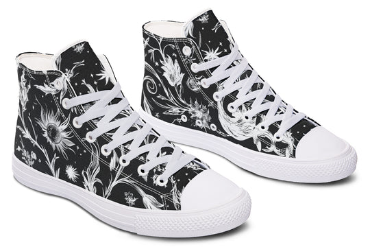 Black Lunaria High Tops