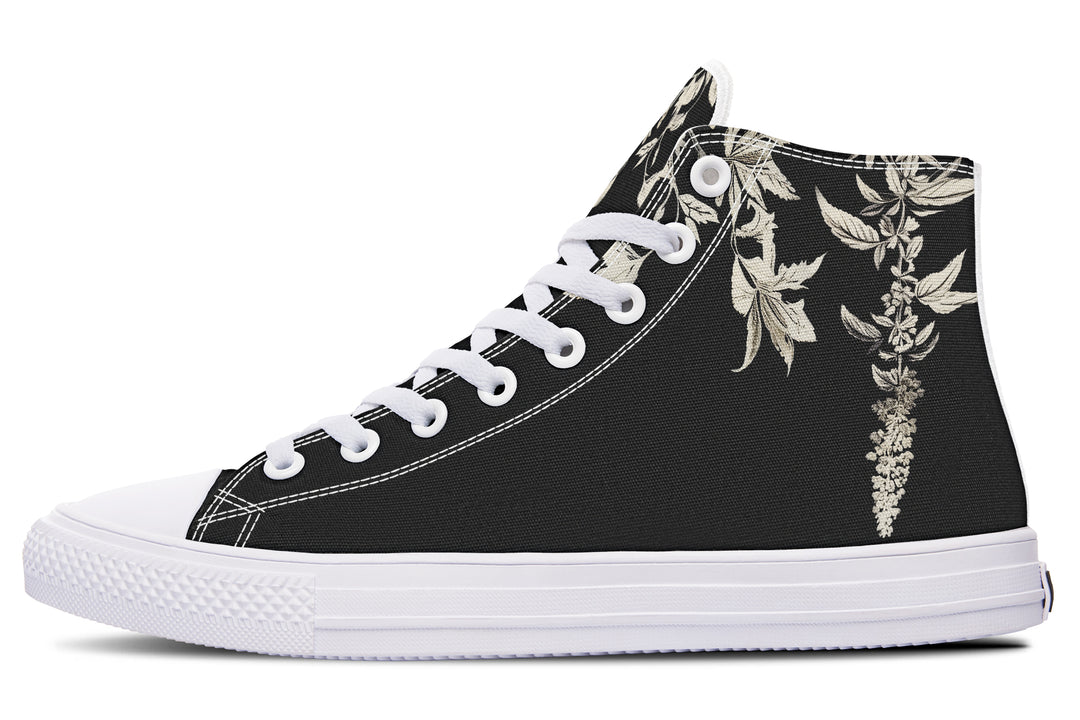Black Night Ivy High Tops