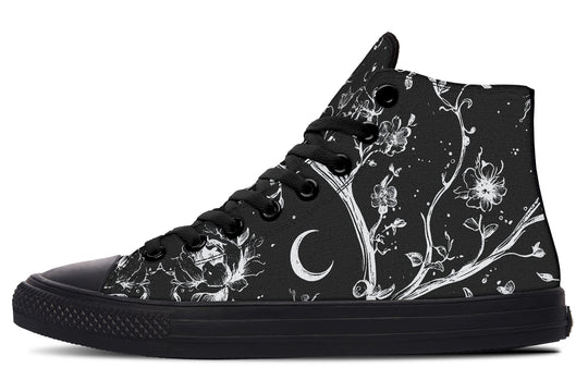 Black Night Stroll High Tops