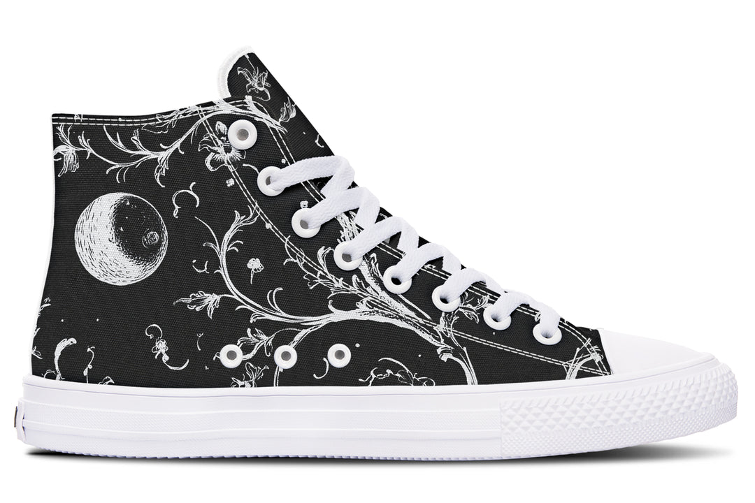 Black Night Stroll High Tops