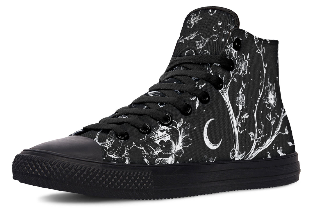 Black Night Stroll High Tops