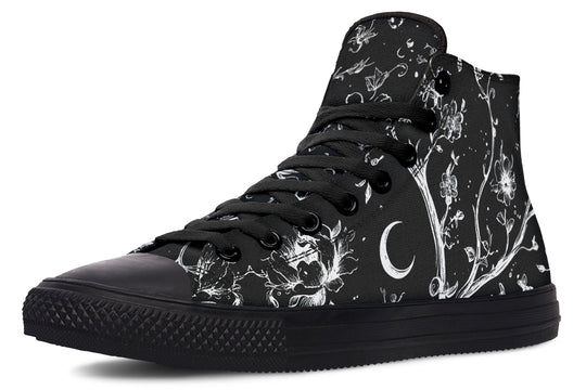 Black Night Stroll High Tops
