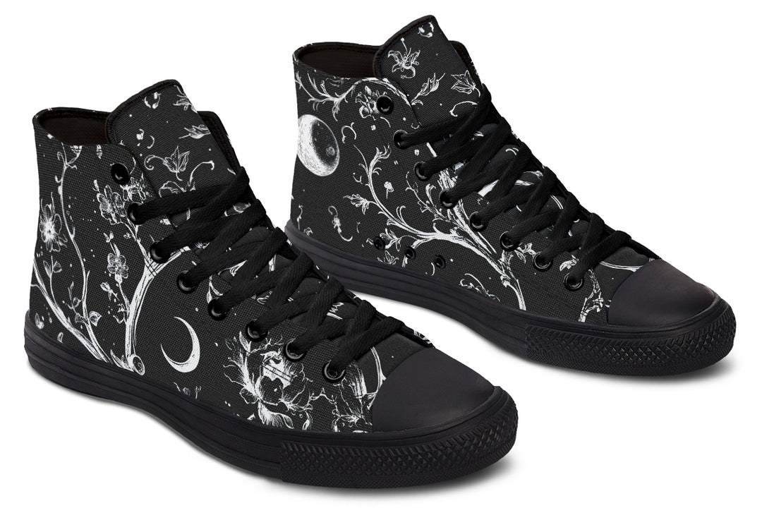Black Night Stroll High Tops