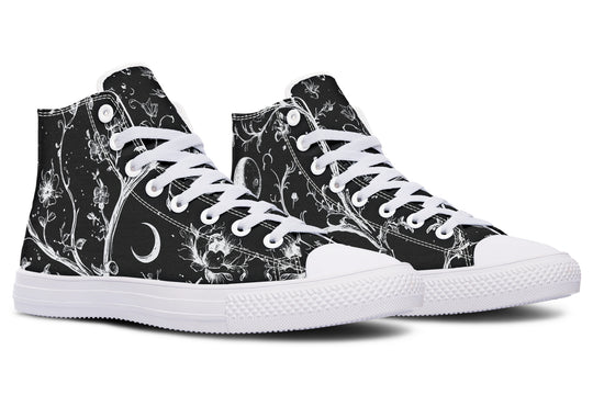 Black Night Stroll High Tops