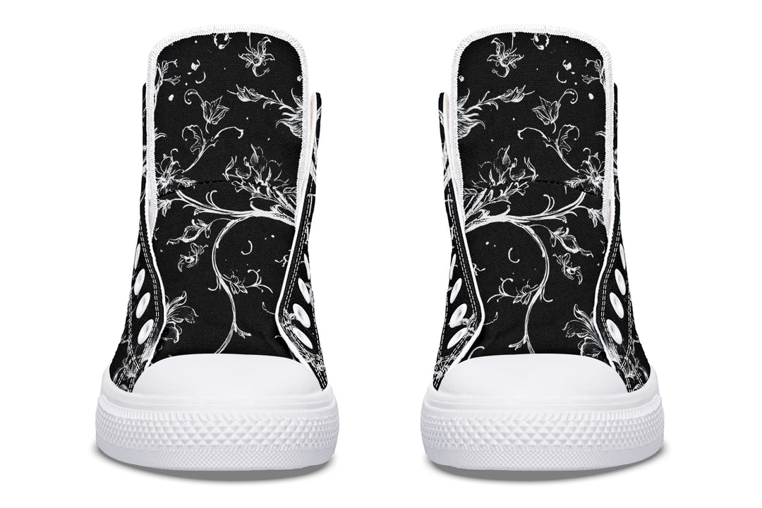 Black Night Stroll High Tops
