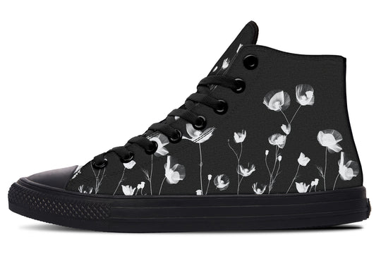 Black Poppy High Tops