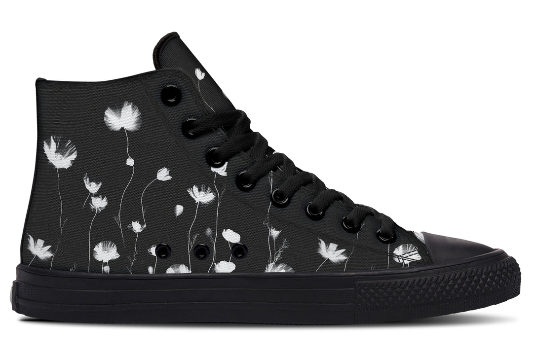 Black Poppy High Tops