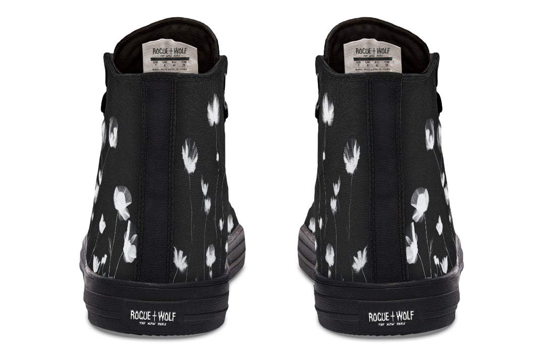 Black Poppy High Tops
